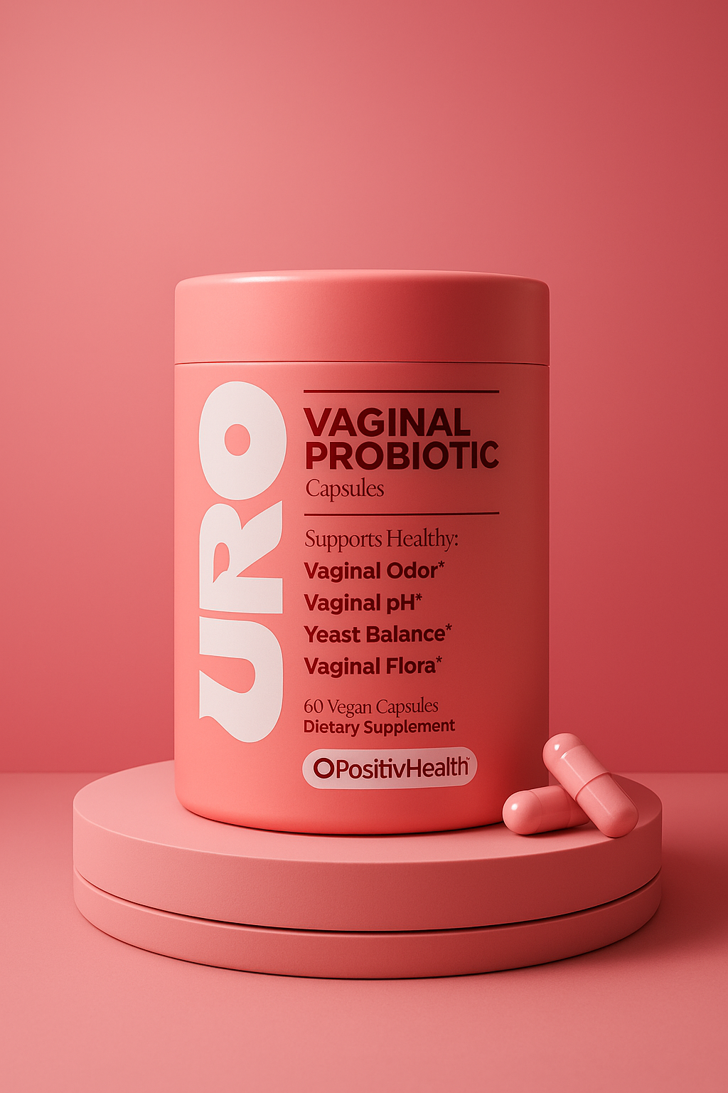 Uro Vaginal Probiotic – Flora íntima saludable y sin mal olor