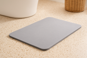PisoZen - Tapete de Baño Absorbente, Antideslizante y Elegante
